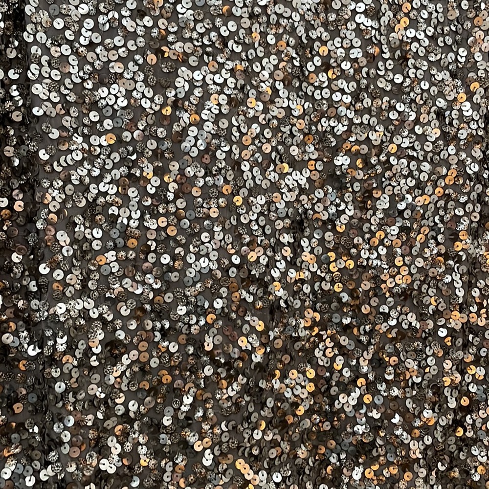 VINCE | Sleeveless Gold Sequin Blouse - Picture 8 of 12